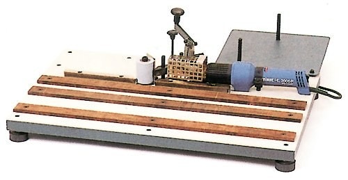 Ручной кромкооблицовочный станок LANGE B 42 мини настольный для кромки с клеем нагрев феном  